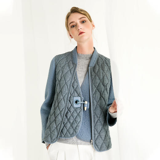 Famecoco范可儿棒球服休闲短款外套F218AB004 商品图2