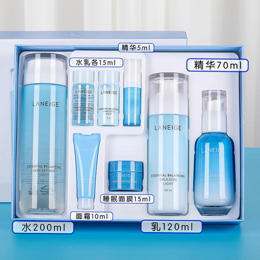 【中欧班列精选】 LANEIGE兰芝水乳套装 清爽滋润 爽肤水乳液面霜精华套盒正品保证 YLPY 商品图10