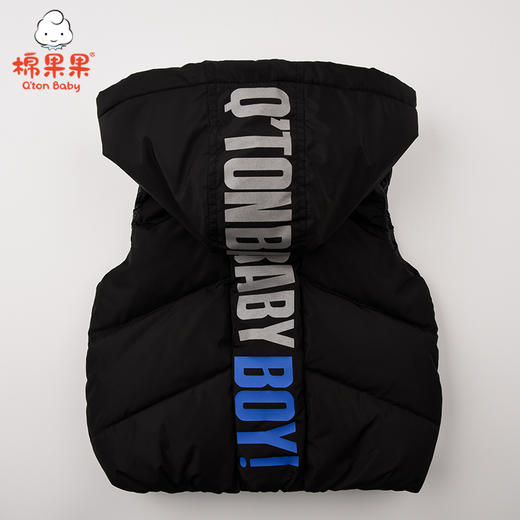 棉果果冬季男童连帽羽绒马夹M412171921682 商品图1