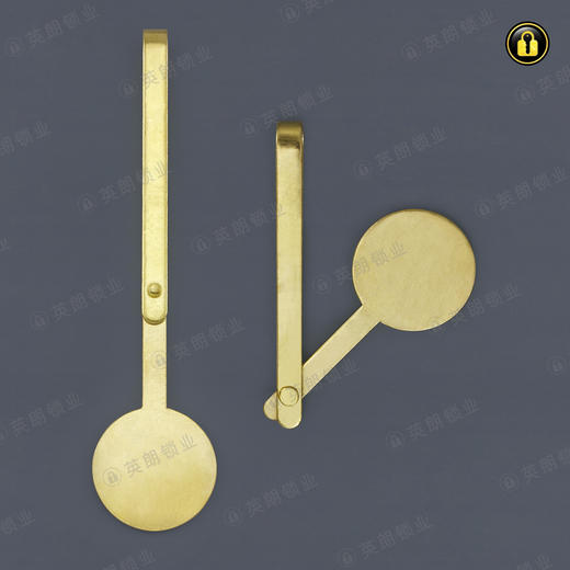 〖2188〗全铜圆板折叠匙 商品图1