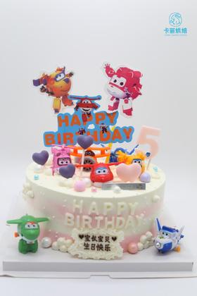 超级小飞侠蛋糕（粉色款）