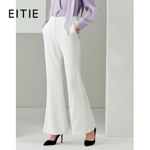 EITIE爱特爱6705404白色喇叭裤 商品图0