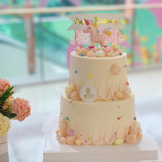独角兽双层蛋糕 商品图0