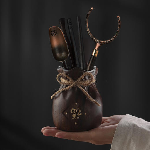 台隆金黑檀福袋茶道 商品图4