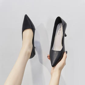 ZHR【半熟期待系列】新款伴娘鞋婚鞋通勤鞋女高跟鞋女细跟女单鞋女鞋