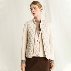 Famecoco范可儿棒球服休闲短款外套F218AB004