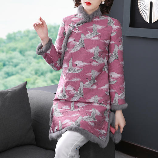 裁缝学苑AG198 女装新款2021秋冬改良旗袍纸样衣服服装打版裁剪图 商品图3