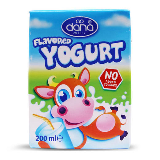 【长期团】瑞士Dana达诺儿童酸奶200ML*24【果汁乳品】 商品图0