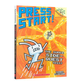 英文原版Scholastic Branches学乐章节桥梁书大树系列 Press Start! #6:The Super Side-Quest Test! 方块兔 中小学生