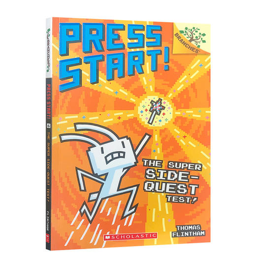 英文原版Scholastic Branches学乐章节桥梁书大树系列 Press Start! #6:The Super Side-Quest Test! 方块兔 中小学生 商品图0