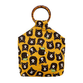 HUJI祤集Amber手提包插画熊熊