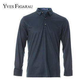 YvesFigarau伊夫·费嘉罗秋冬新款长袖T恤套头男士舒适修身休闲长袖T恤上衣920907