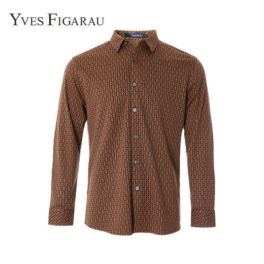 YvesFigarau伊夫·费嘉罗秋冬新款休闲长袖衬衫922323 商品图0