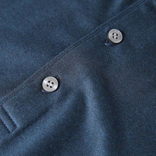 YvesFigarau伊夫·费嘉罗秋冬新款长袖T恤套头男士舒适修身休闲长袖T恤上衣920907 商品图3