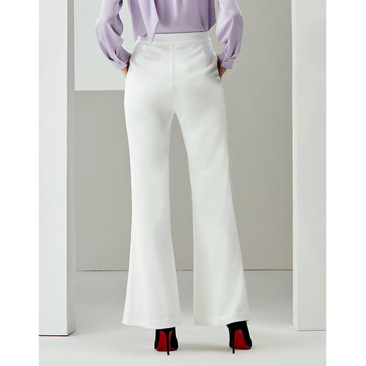 EITIE爱特爱6705404白色喇叭裤 商品图4