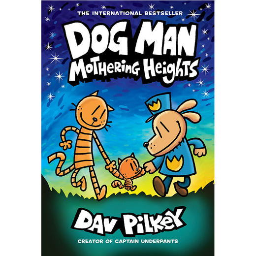 英文原版 Dog Man #10: Mothering Heights 神探狗狗的冒险第10册 6-9岁儿童扩展课外英语阅读幽默搞笑趣味桥梁漫画章节故事书 商品图0