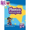 【中商原版】英国CGP教材 Activity Books 趣味综合知识练习家庭自学3册 数学+自然拼读+英语书写 学龄前儿童启蒙教辅 3-4岁 商品缩略图3