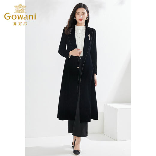 乔万尼新品风衣春中长款EI3A208 商品图1