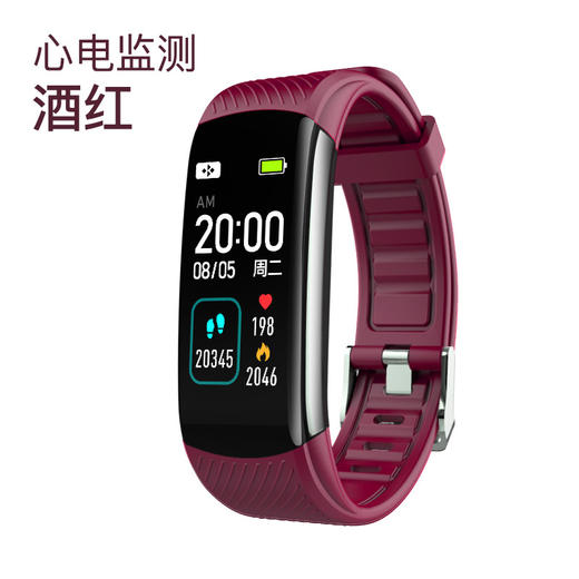 优米智能C16智能手环心电图测血压心率血氧运动计步蓝牙手环 商品图5
