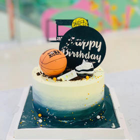 篮球之约一男士篮球生日蛋糕