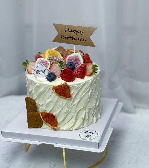 焦糖饼干水果造型蛋糕 商品图0