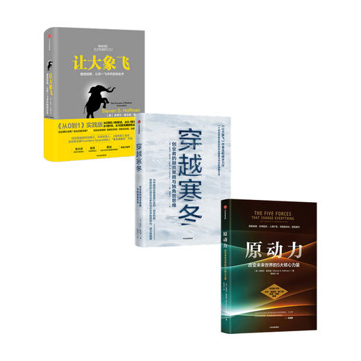 原动力+穿越寒冬+让大象飞（套装3册）史蒂文霍夫曼著 给创业者提供直接的答案 中信出版 商品图0