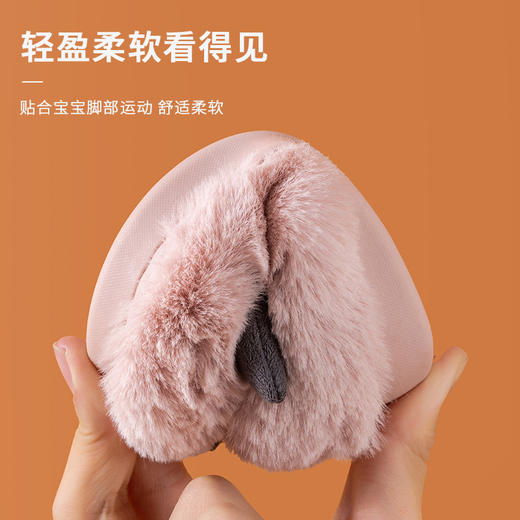 【服饰鞋包】儿童棉鞋包跟秋冬毛拖鞋男女童室内软底厚款棉鞋居家 商品图1