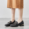 【一脚蹬】职业通勤鞋妈妈鞋平底单鞋女皮鞋子女乐福鞋女单鞋女鞋 商品缩略图2