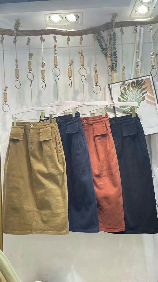 女下身洗水棉半裙5907 商品图0