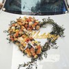 同心结-橙黄色系爱心型婚车 商品缩略图1