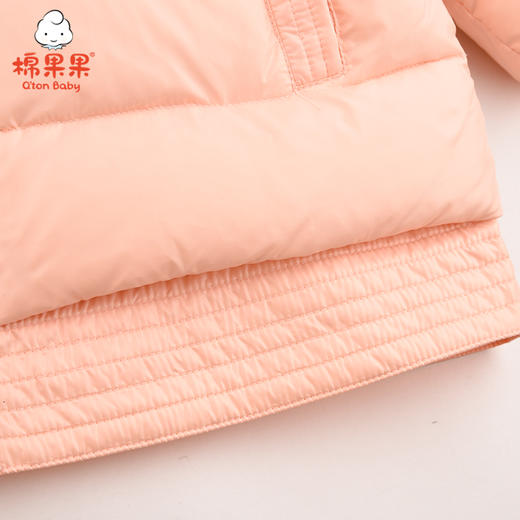 棉果果冬季女童尼丝纺连帽羽绒服M422102921697 商品图3