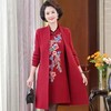 XX 旗袍开衫两件套 洋气大码妈妈装外披+改良裙 商品缩略图5