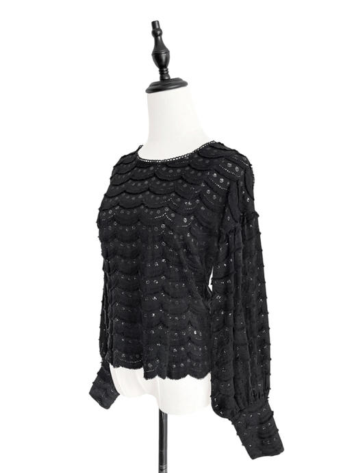 TYNVIE 后拉链灯笼袖长袖上衣（两面可穿） 商品图2