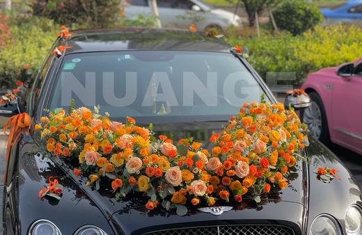 比翼双飞-暖色系玫瑰混搭大气v型婚车 商品图3