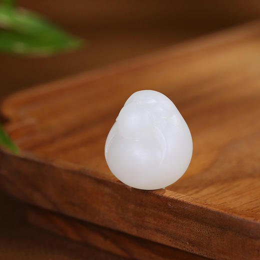 【宫里生肖吊坠】十二生肖 和田玉羊脂白玉吊坠 商品图9