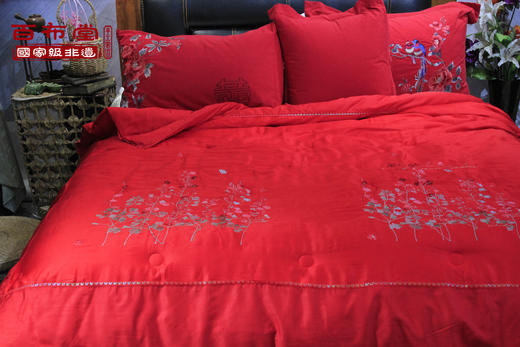 （乡村振兴商品）百布堂绣花春秋被（200*230） 商品图0