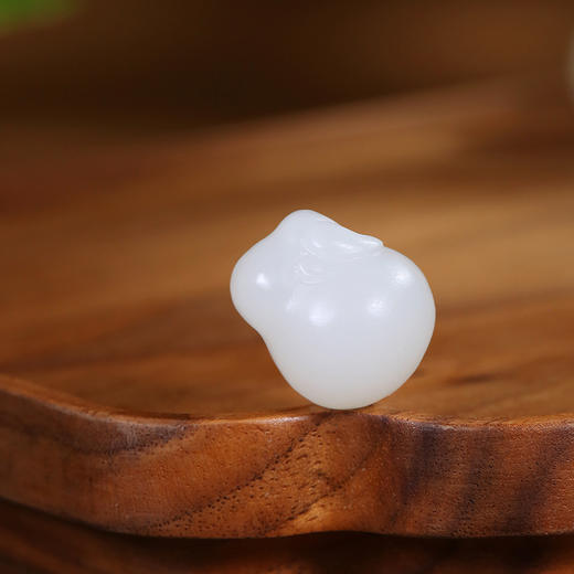 【宫里生肖吊坠】十二生肖 和田玉羊脂白玉吊坠 商品图10