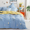 啄木鸟花语蓝-澳绒磨毛活性印染四件套 商品缩略图1
