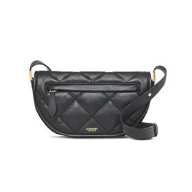 BURBERRY 博柏利 Olympia – 小号绗缝羔羊皮埃伦匹亚包 黑色 8036845 A1189