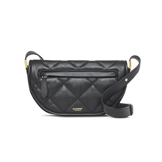 BURBERRY 博柏利 Olympia – 小号绗缝羔羊皮埃伦匹亚包 黑色 8036845 A1189 商品图0