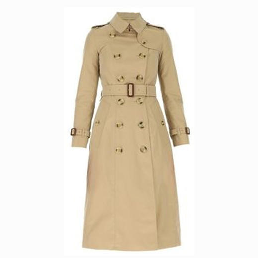 BURBERRY 巴宝莉 女士切尔西版型 – 中长款 Heritage Trench 束腰风衣 卡其色 8045779 A1366 商品图0