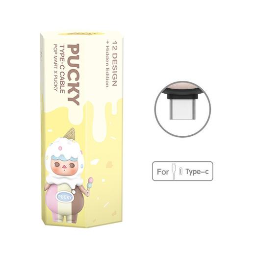 泡泡玛特PUCKY毕奇Type-C数据线盲盒 商品图0