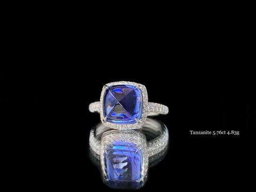 「桥」坦桑石糖塔经典款女戒 商品图0