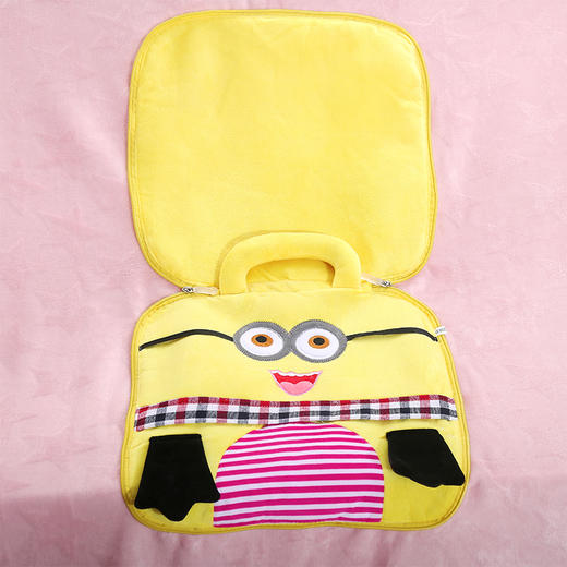 啄木鸟卡通数码印花抱枕毯 商品图3