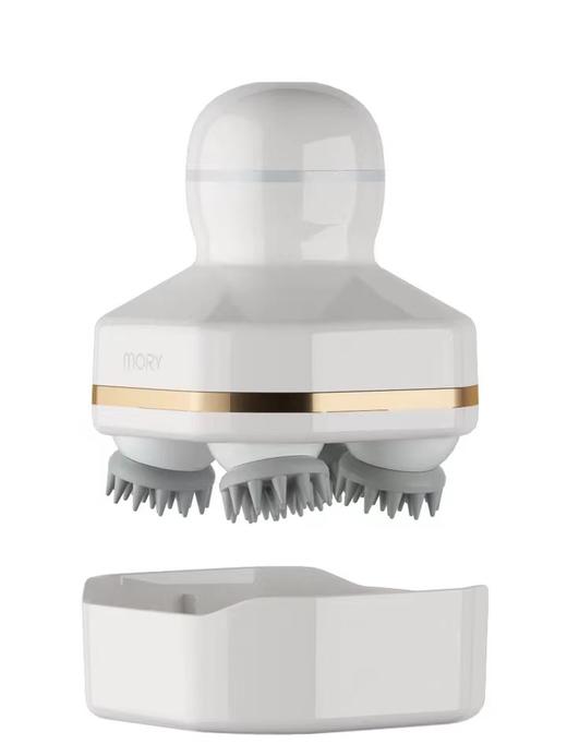 摩韵头皮按摩器 象牙白  祖母绿 商品图3