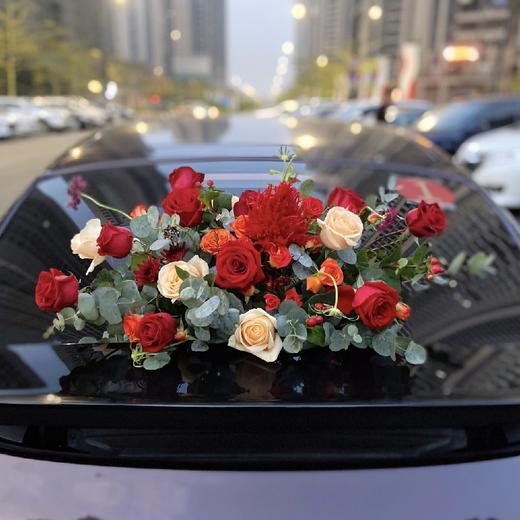 情投意合-红色系爱心婚车 商品图2