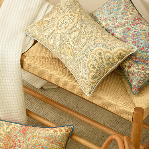 晨暮海佩斯利欧式简约沙发靠垫客厅靠包 商品图0