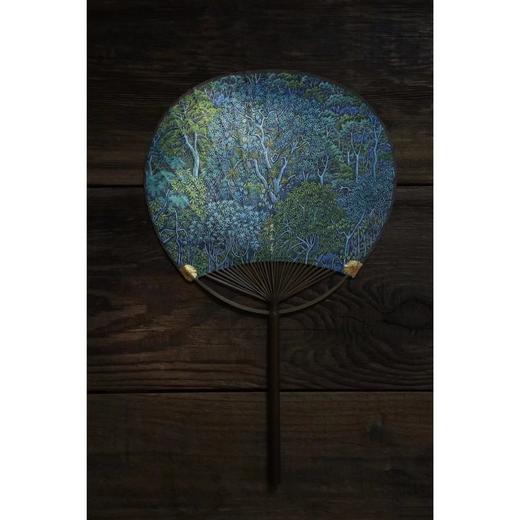祝大年  工笔重彩手工团扇 商品图0