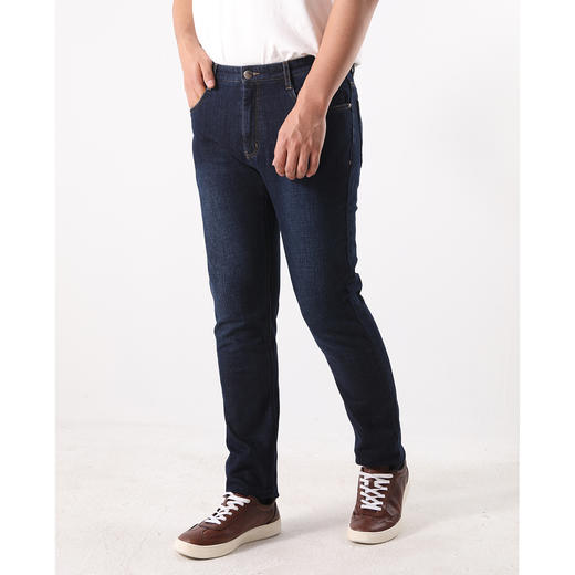 GOOD LUCK/德鲨弹力棉混纺舒适柔软直筒水洗牛仔裤WR07127-830 商品图2