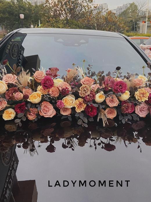 缘定三生-复古色系玫瑰洋桔梗混搭婚车 商品图3